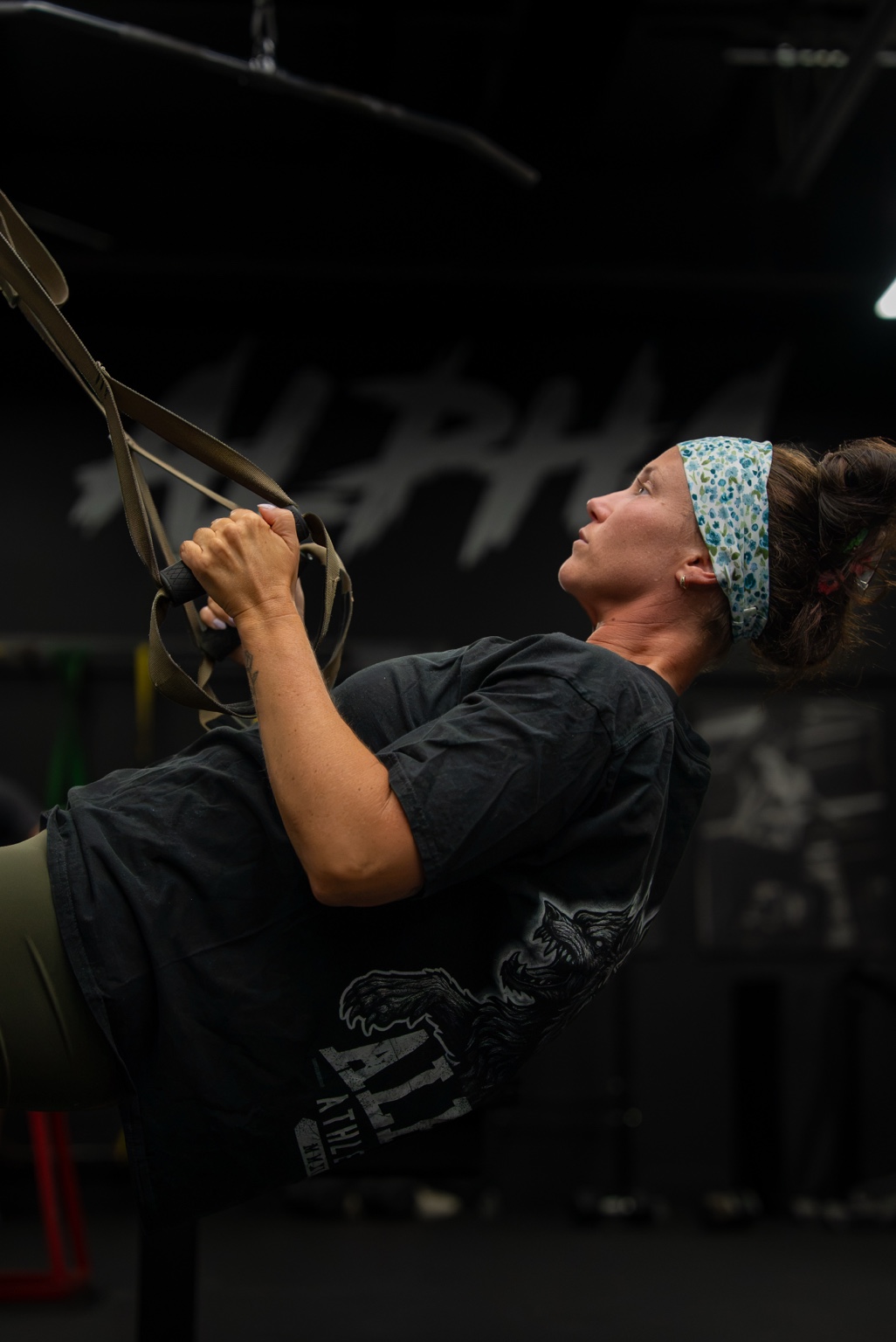 Natalie training at Alpha Athletics